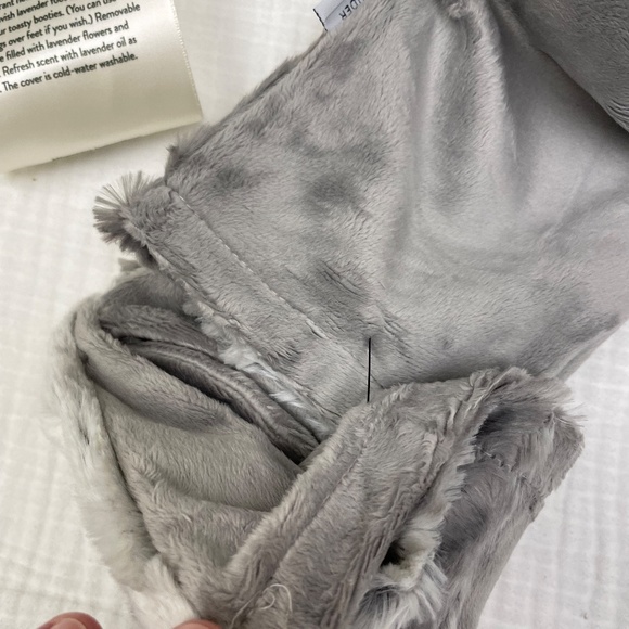 Sonoma Lavender Spa Booties Platinum Angora Heat Cold Soothe Relax Feet Relief - Picture 16 of 16